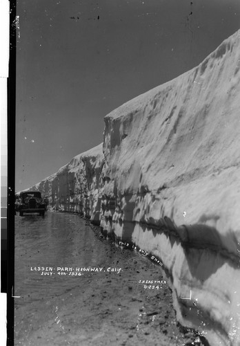 Lassen - Park - Highway, Calif. July - 4th - 1936 -