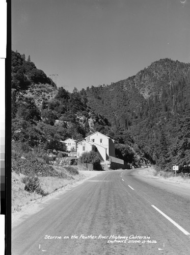 Storrie on the Feather River Highway, California