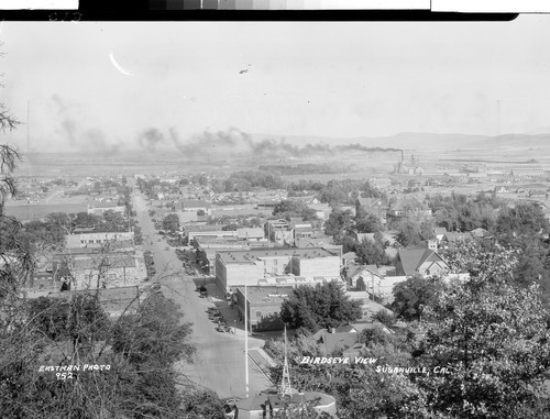 "Birdseye View" Susanville, Cal