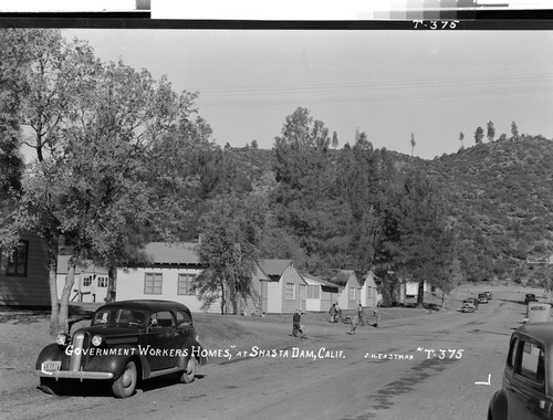 "Government Workers Homes," at Shasta Dam, Calif