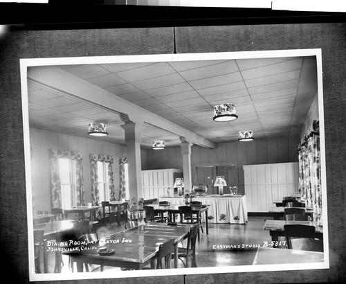 "Dining Room," At Canyon Inn Johnsville, Calif