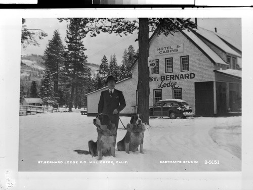 St. Bernard Lodge P.O. Mill Creek, Calif