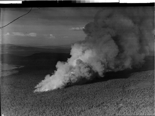 Eagle Lake Fire Aerial Shots