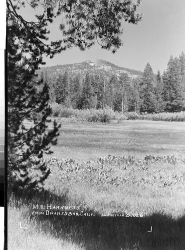 "Mt. Harkness" from Drakesbad, Calif