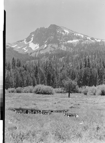 "Brokeoff Mt. from Brokeoff Meadow's" Lassen Nat'l. Park, Calif