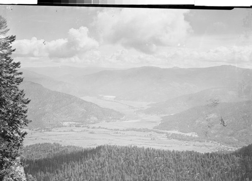 Indian Valley from Mt. Hough, Calif