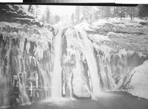 Burney Falls, Calif. in Winter