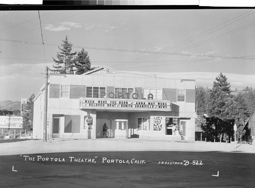 "The Portola Theatre," Portola, Calif