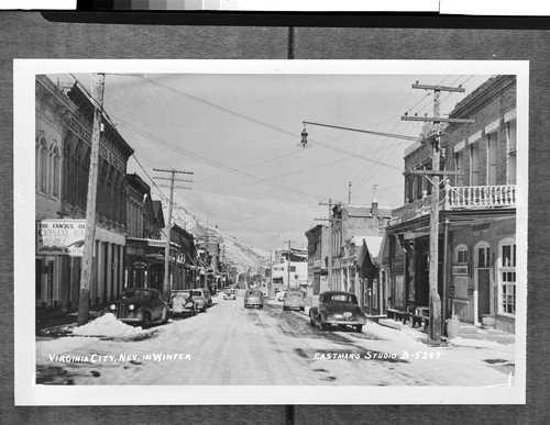 Virginia City, Nev. in Winter