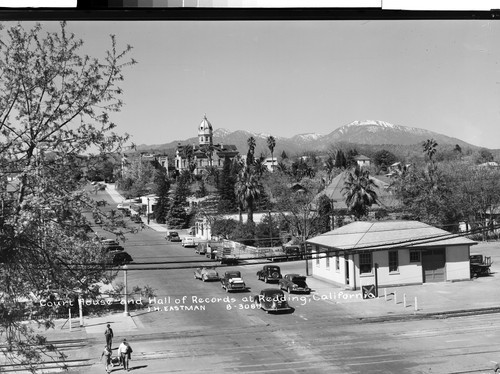 Court House and Hall of Records at Redding, California