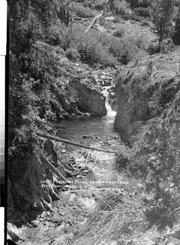 Lower Porcupine Falls, On Jamieson Creek near Johnsville, Calif