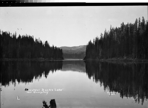 "Beautiful Buck's Lake" near Quincy, Calif