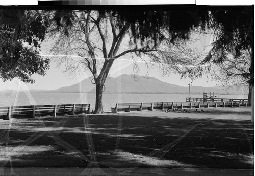 Clear Lake from Lakeport City Park, Calif