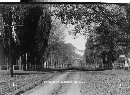 Townsend St. Cedarville, Cal