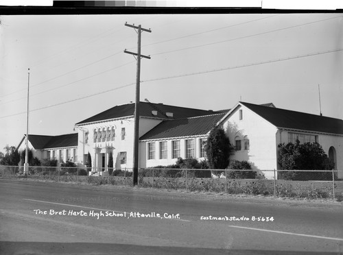 The Bret Harte High School, Altaville, Calif