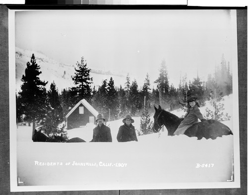 Residents of Johnsville, Calif.- 1907