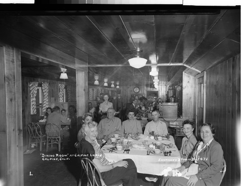 "Dining Room," at Calpine Lodge Calpine, Calif