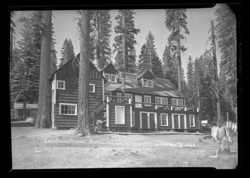 "Lake Shore Resort," Buck's Lake, Calif