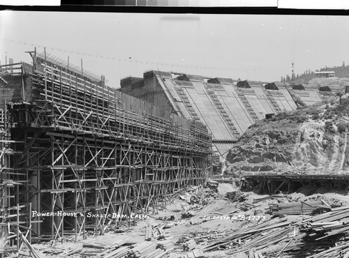 Power-House & Shasta Dam, Calif