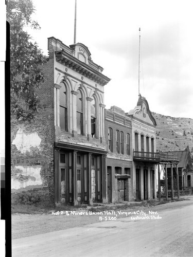 K of P. & Miners Union Hall, Virginia City, Nev