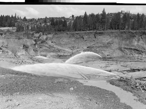 "Hydraulic Mining" in Trinity Co., Calif