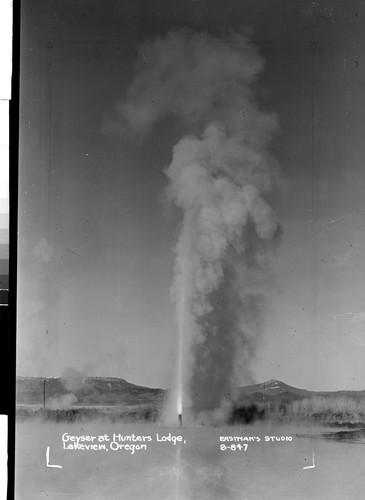 Geyser at Hunters Lodge, Lakeview, Oregon