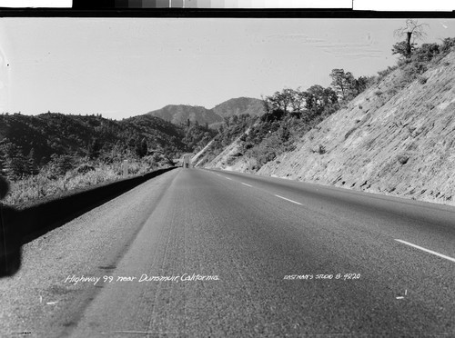 Highway 99 near Dunsmuir, California