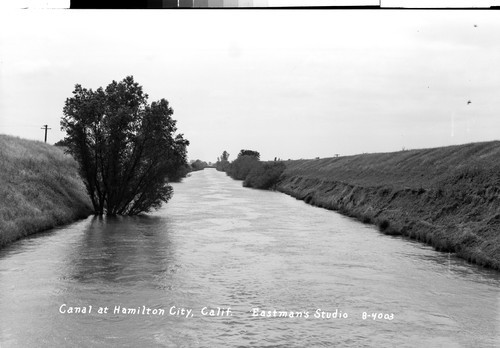 Canal at Hamilton City, Calif