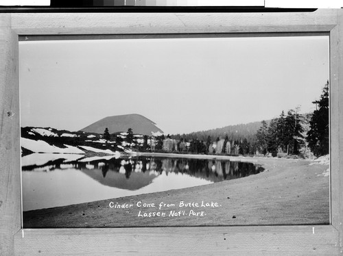 Cinder Cone from Butte Lake. Lssen Nat'l. Park