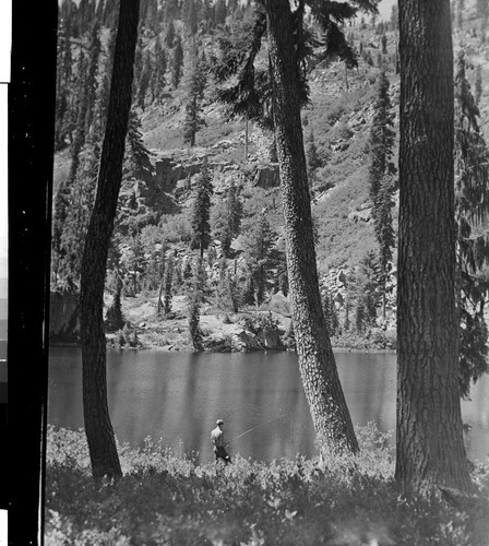 One of the Cudahy Lakes in Marble Mt. Primitive Area, Calif