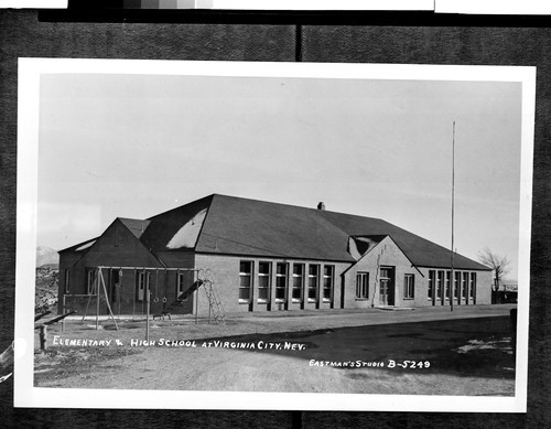 Elementary & High School at Virginia City, Nev