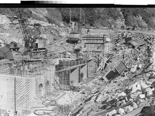 P.G & E. Construction Feather River Canyon, Calif