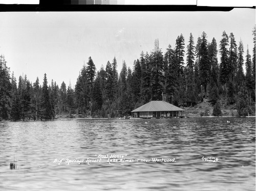 "Boat House" Big Springs Resort Lake Almanor near Westwood