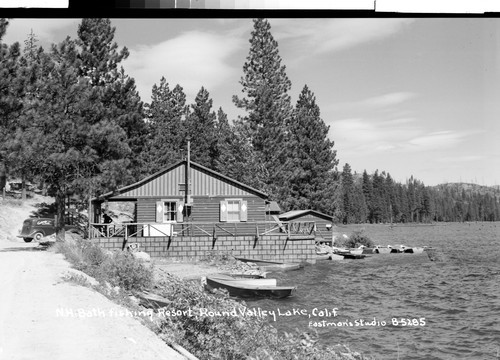 N.H. Bath Fishing Resort, Round Valley Lake, Calif