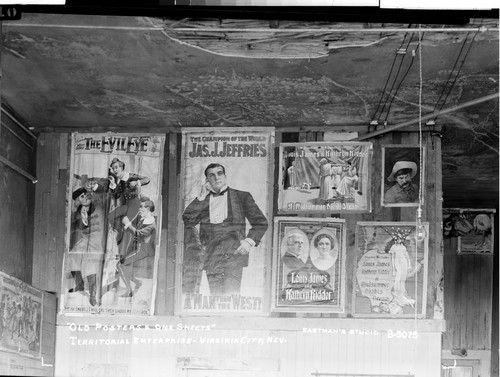 "Old Posters & One Sheets" Territorial Enterprise - Virginia City, Nev