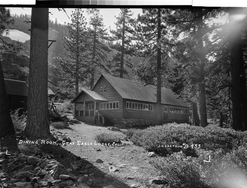 "Dining Room," Gray Eagle Lodge, Calif