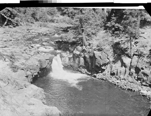 Lower Falls, McCloud River Near McCloud, Calif