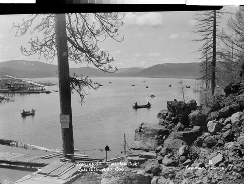 Fishing at "Hamilton Park" Lake Almanor, Cal