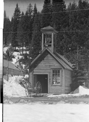 Old Fire House at Johnsville, Calif