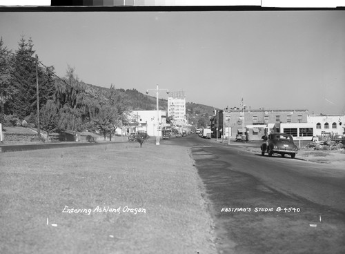 Entering Ashland, Oregon