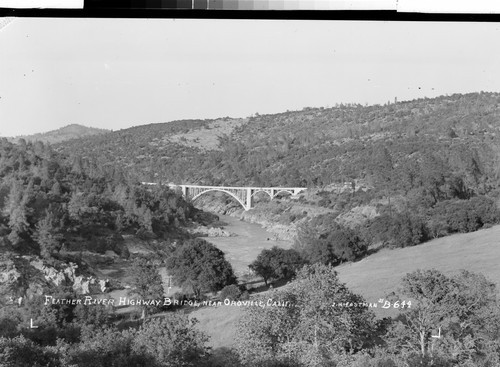 Feather River Highway Bridge, Near Oroville, Calif