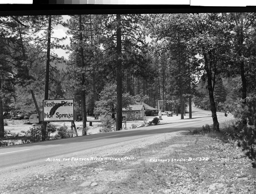 Along the Feather River Highway, Calif