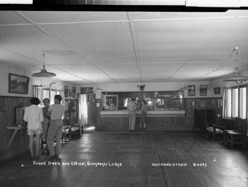 Front Desk and Office, Grayeagle Lodge