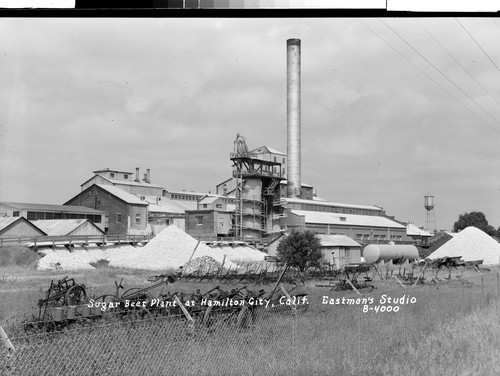 Sugar Beet Plant at Hamilton City, Calif