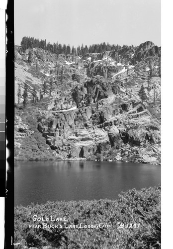 "Gold Lake," near Buck's Lake Lodge, Calif