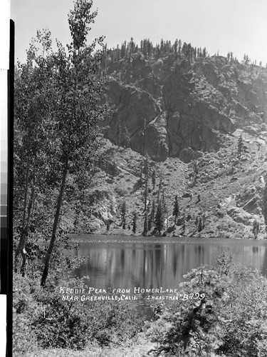 "Keddie Peak" from Homer Lake Near Greenville, Calif