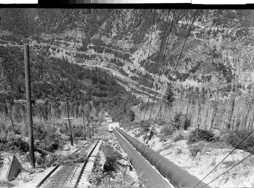 Penstocks to Bucks Creek Power House in the Feather River Canyon