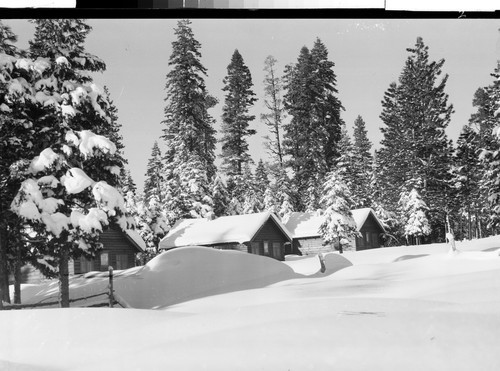 Lassen View Camp in Winter--Lake Almanor