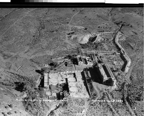 Ruins of Old Mill at American Flat, Nev