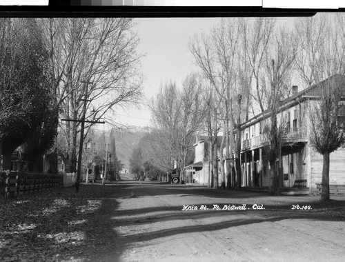 Main St. Ft. Bidwell Cal